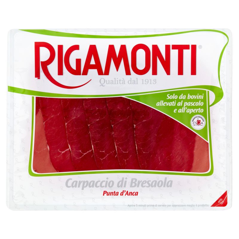 Rigamonti Carpaccio di Bresaola Punta d'Anca 90 g