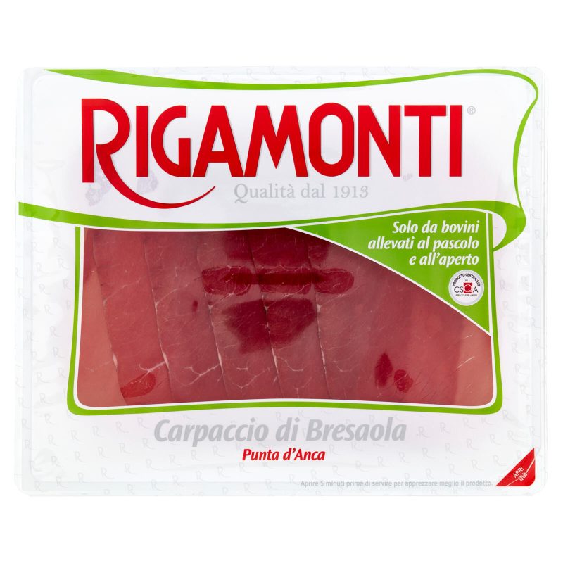 Rigamonti Carpaccio di Bresaola Punta d'Anca 90 g