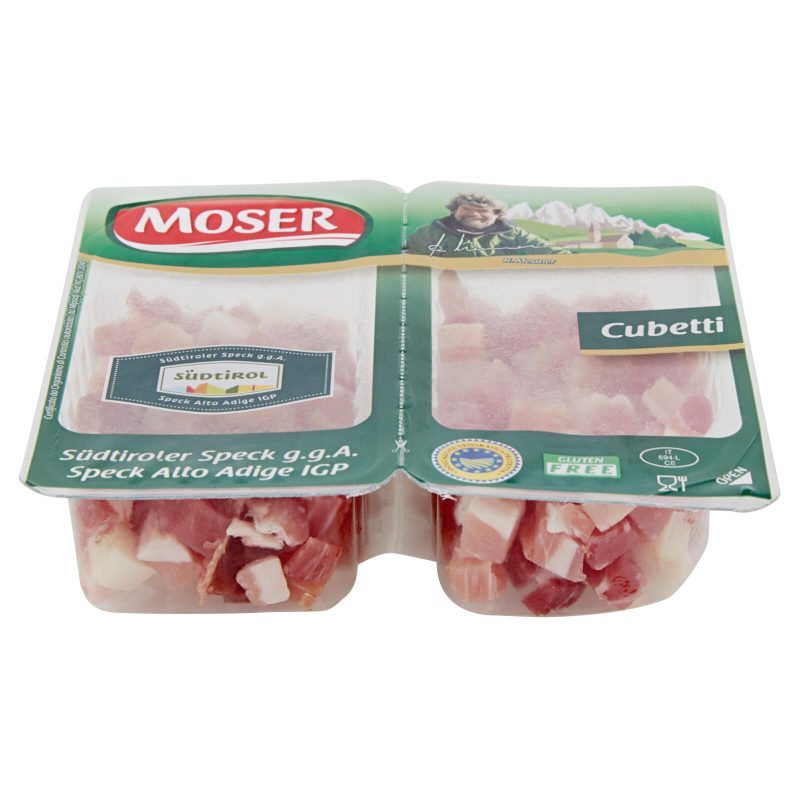 Moser Cubetti Speck Alto Adige IGP 80 g