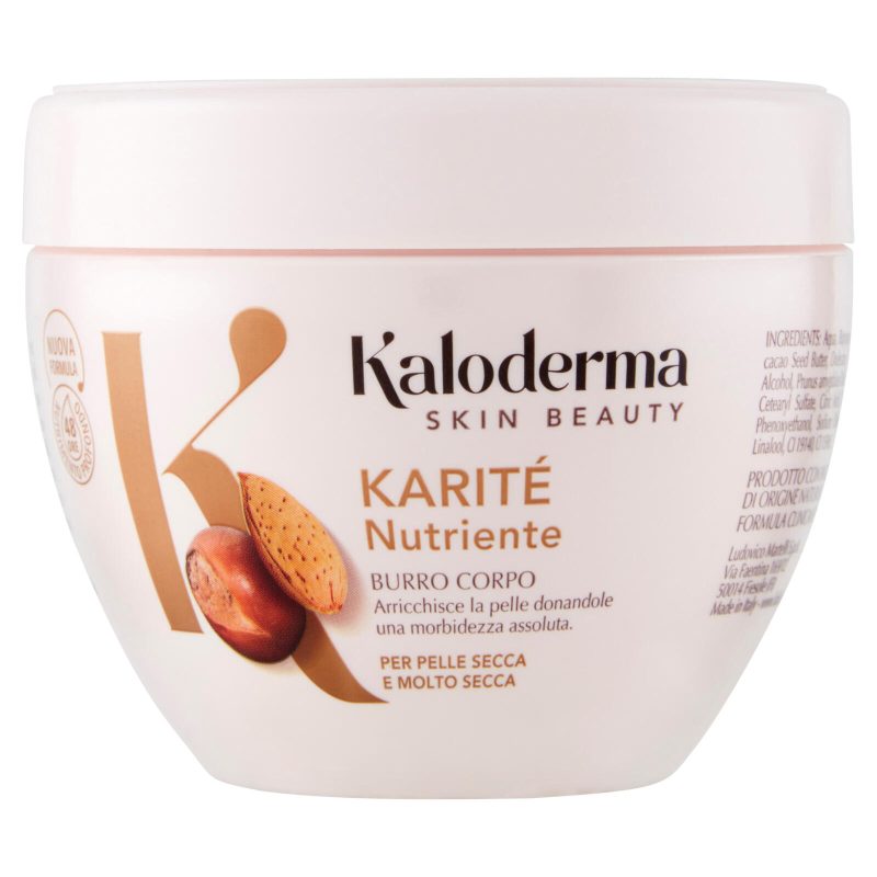 Kaloderma Karité Nutriente Burro Corpo per Pelle Secca e Molto Secca 300 ml