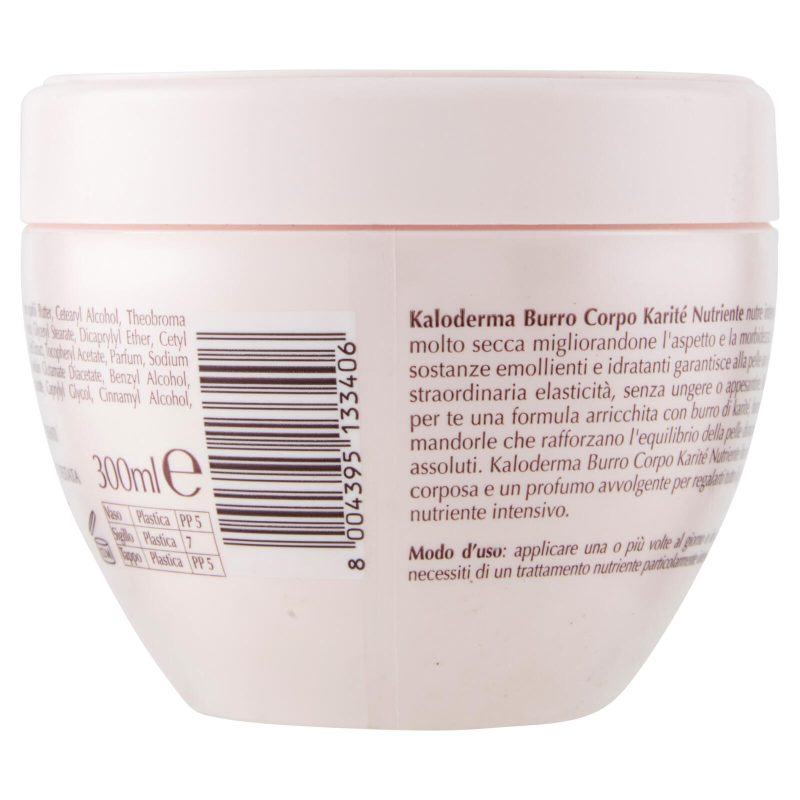 Kaloderma Karité Nutriente Burro Corpo per Pelle Secca e Molto Secca 300 ml