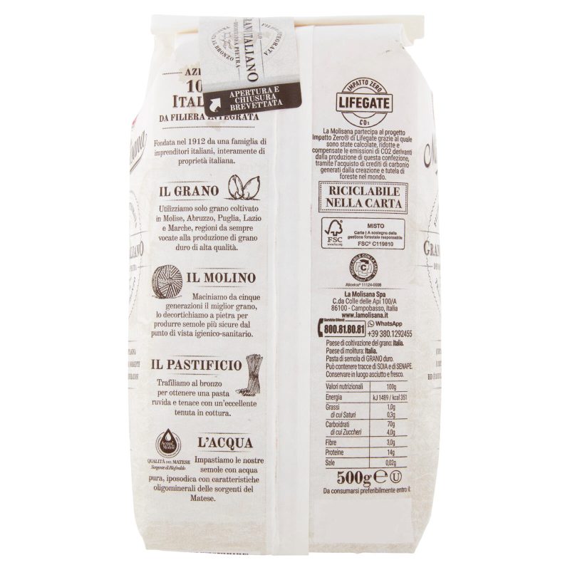 Pasta La Molisana 
Pennette rigate
500 g