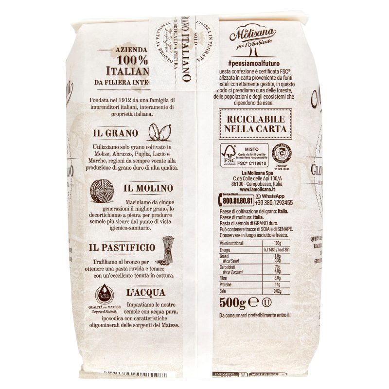 La Molisana 80 Gemelli 500 g