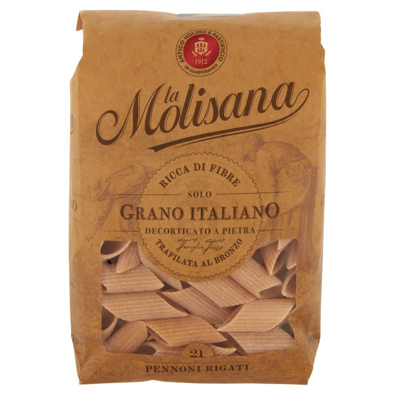 PASTA INTEGRALE 
LA MOLISANA
pennoni rigati
500 g