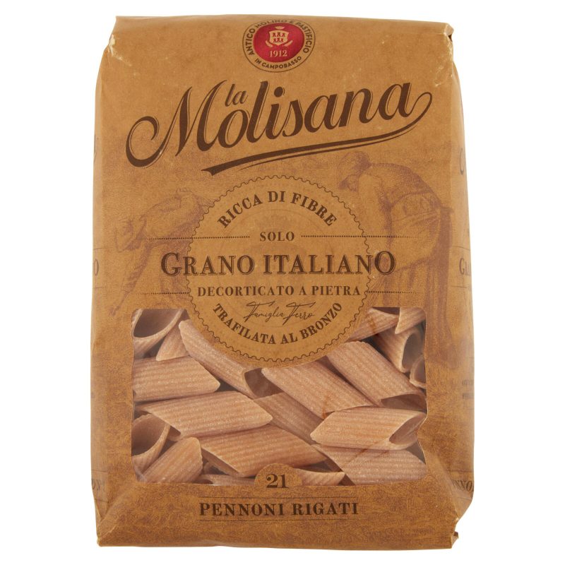 PASTA INTEGRALE 
LA MOLISANA
pennoni rigati
500 g