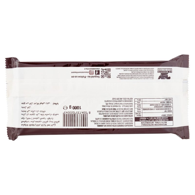 Zàini Emilia Cioccolato Fondente Extra
1 kg