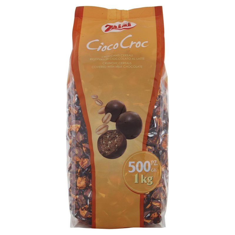 Zàini CiocoCroc Croccanti Cereali Ricoperti di Cioccolato al Latte 1000 g