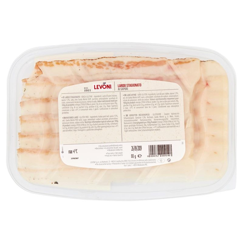 Levoni Lardo Stagionato 80 g