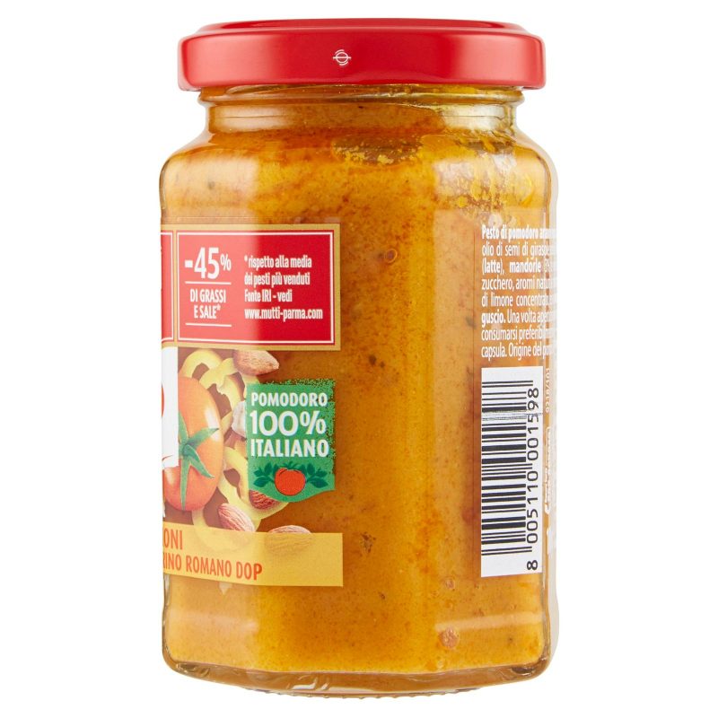 Mutti Pesto Arancione di Pomodoro 180 g