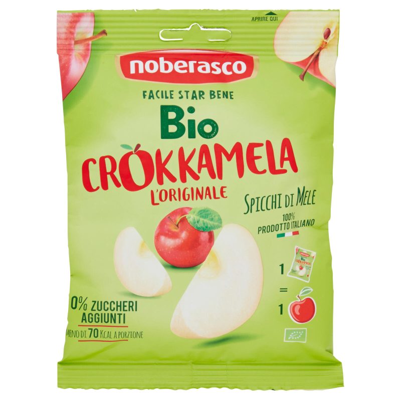 Noberasco Bio CrokkaMela Spicchi di Mele 20 g