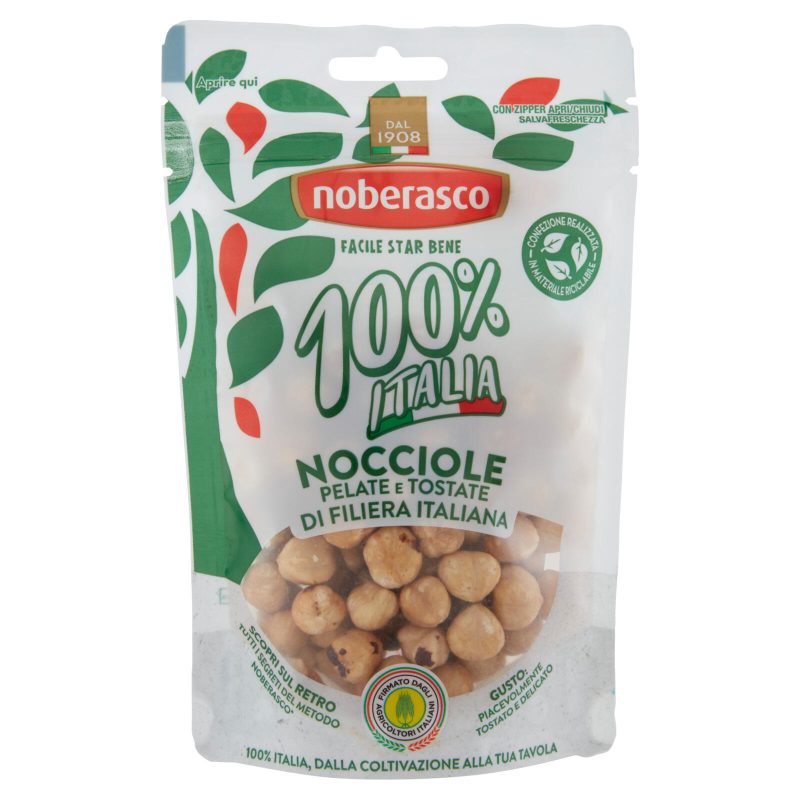 noberasco 100% Italia Nocciole Pelate e Tostate 100 g