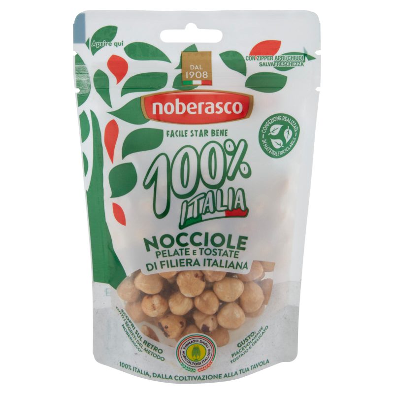 noberasco 100% Italia Nocciole Pelate e Tostate 100 g