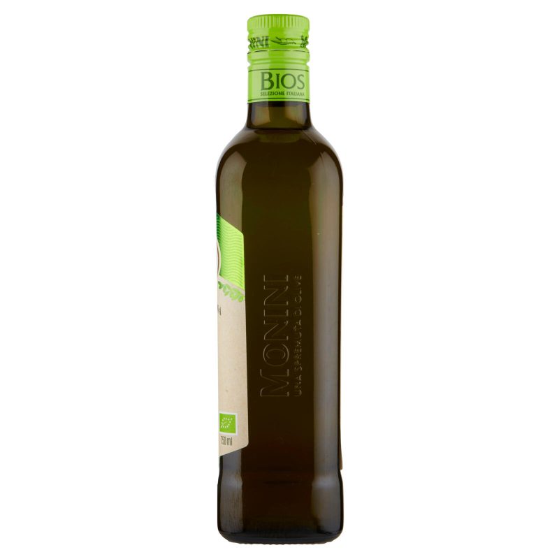 Monini Selezione Italiana Bios Olio Extra Vergine di Oliva da Agricoltura Biologica 750 ml