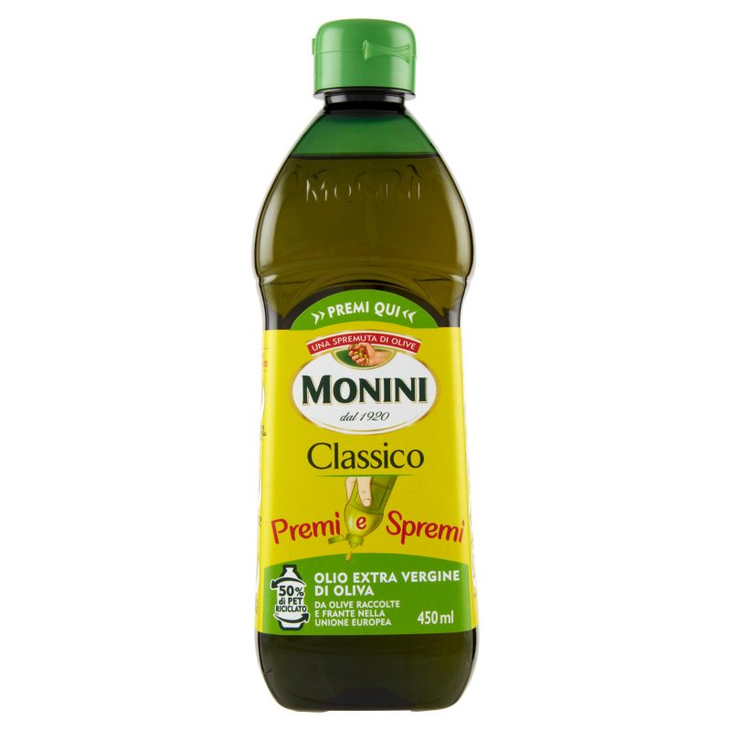 Monini Classico Premi e Spremi Olio Extra Vergine di Oliva 450 ml