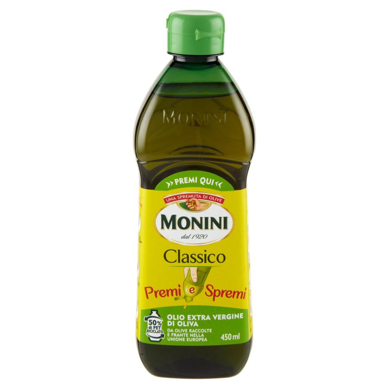 Monini Classico Premi e Spremi Olio Extra Vergine di Oliva 450 ml