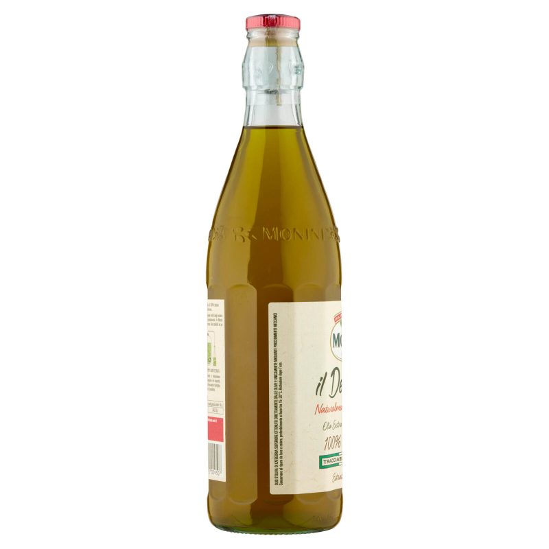 Monini il Decantato Naturalmente Non Filtrato Olio Extra Vergine di Oliva 100% Italiano 750 ml