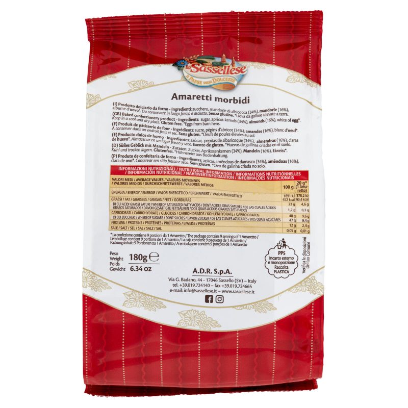 la Sassellese Amaretti morbidi 180 g