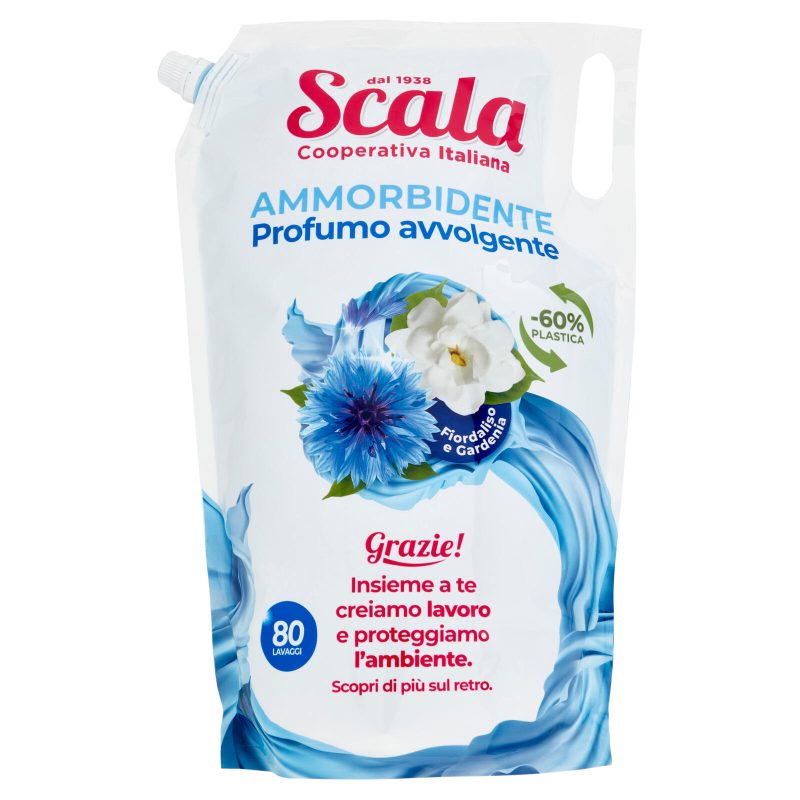 Scala Ammorbidente Fiordaliso e Gardenia ecoricarica 2 litri