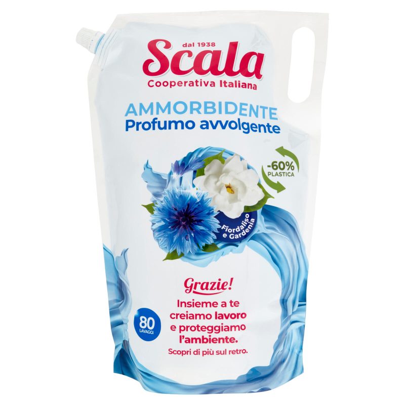 Scala Ammorbidente Fiordaliso e Gardenia ecoricarica 2 litri