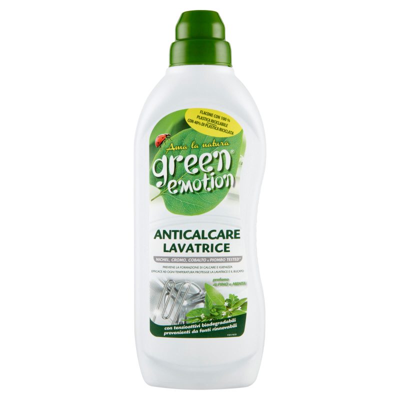 Green Emotion Anticalcare Lavatrice profumo di Pino e Menta 750 ml