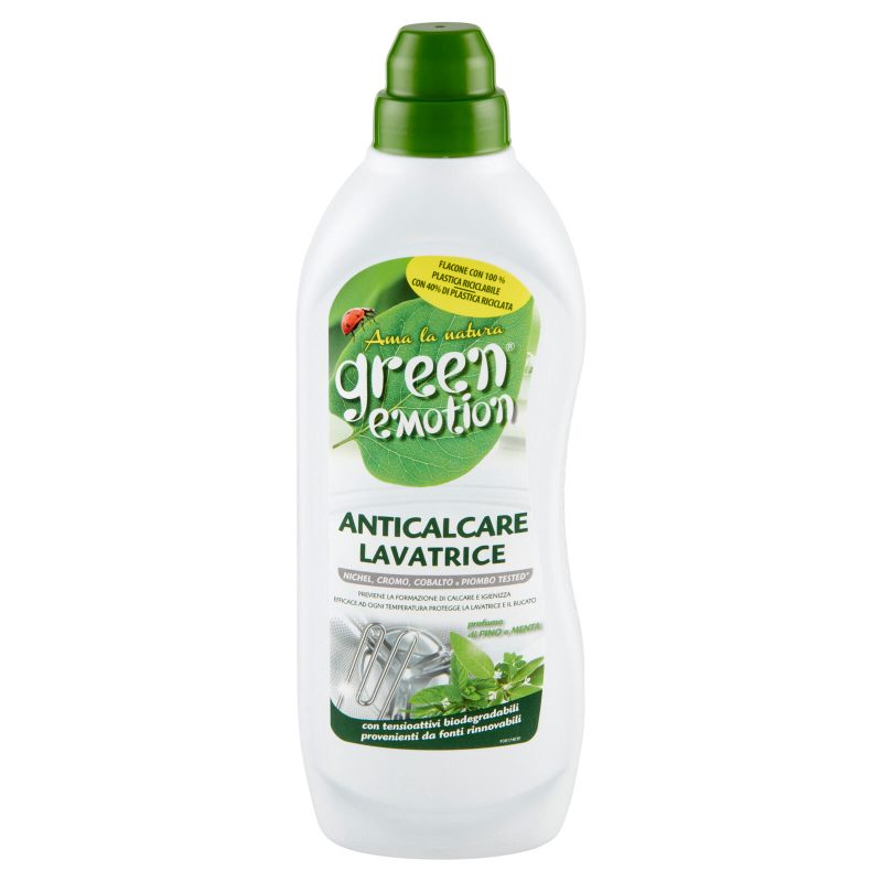 Green Emotion Anticalcare Lavatrice profumo di Pino e Menta 750 ml