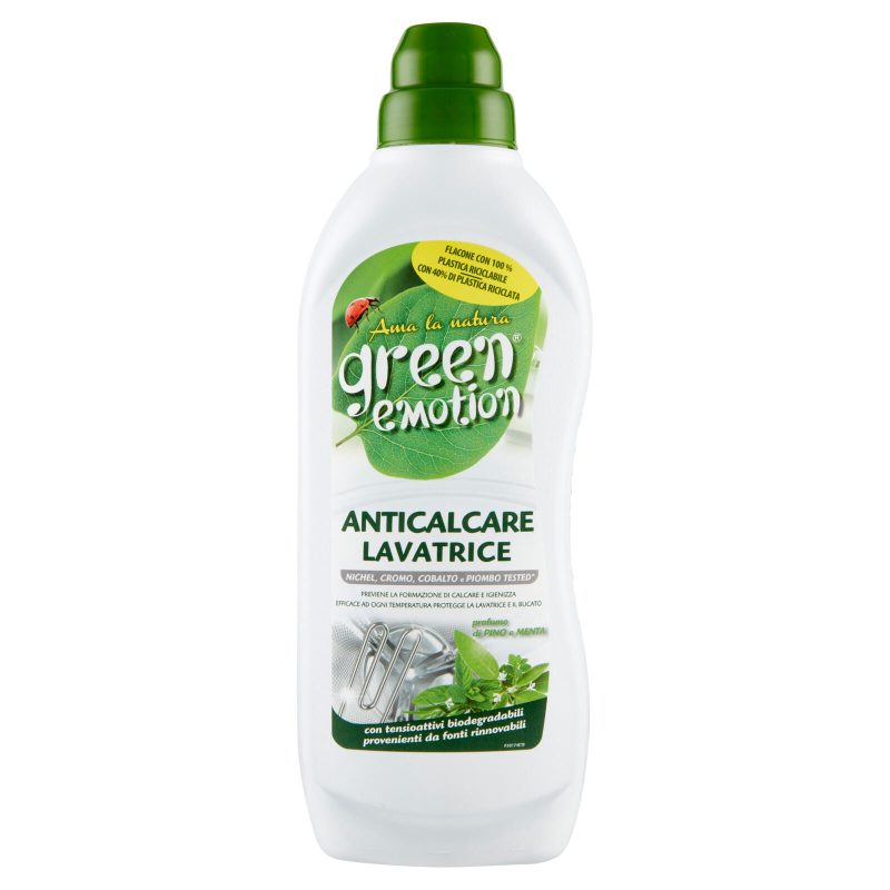 Green Emotion Anticalcare Lavatrice profumo di Pino e Menta 750 ml