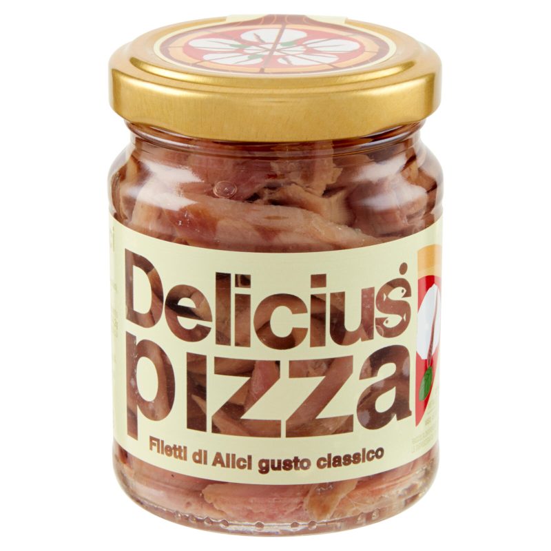 Delicius pizza Filetti di Alici gusto classico 145 g