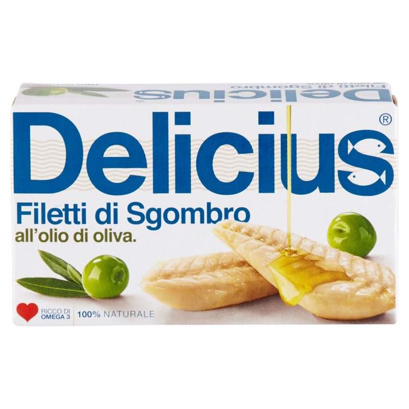 Delicius Filetti di Sgombro all'olio di oliva 125 g