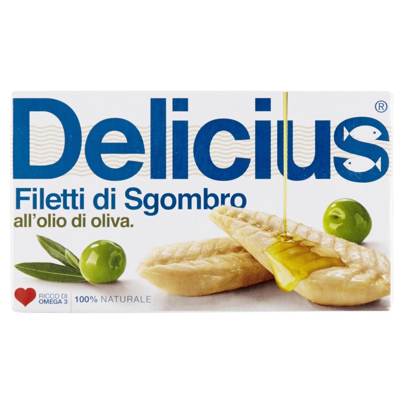 Delicius Filetti di Sgombro all'olio di oliva 125 g