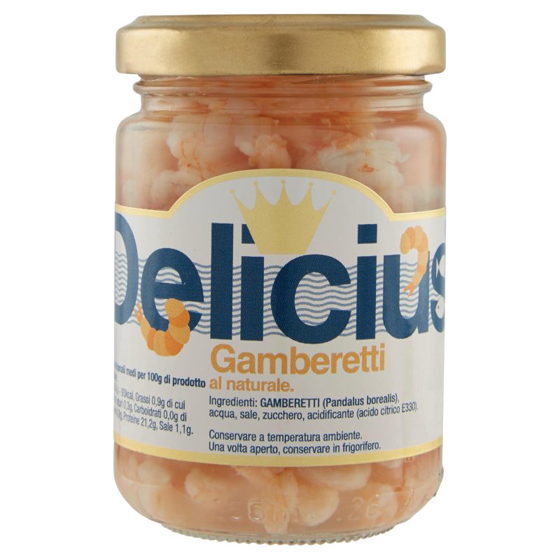 Delicius Gamberetti al naturale 140 g