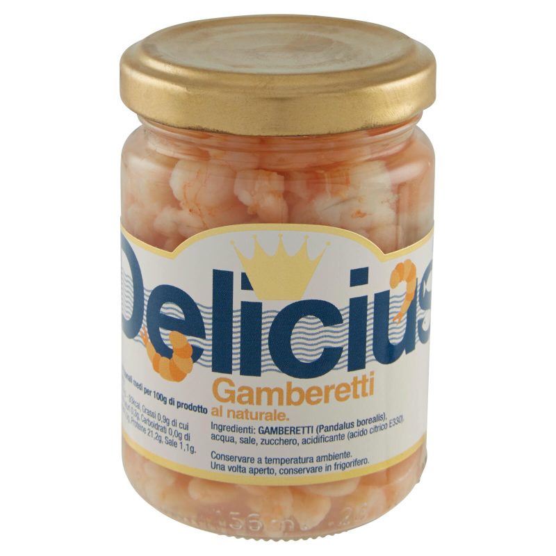 Delicius Gamberetti al naturale 140 g