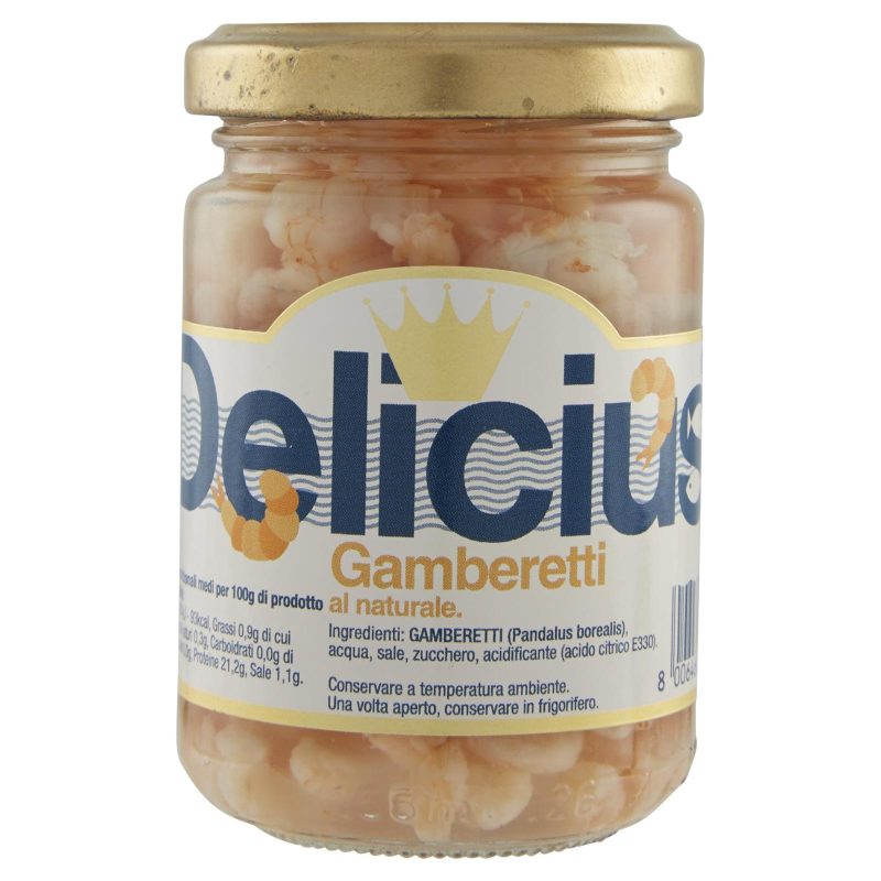 Delicius Gamberetti al naturale 140 g