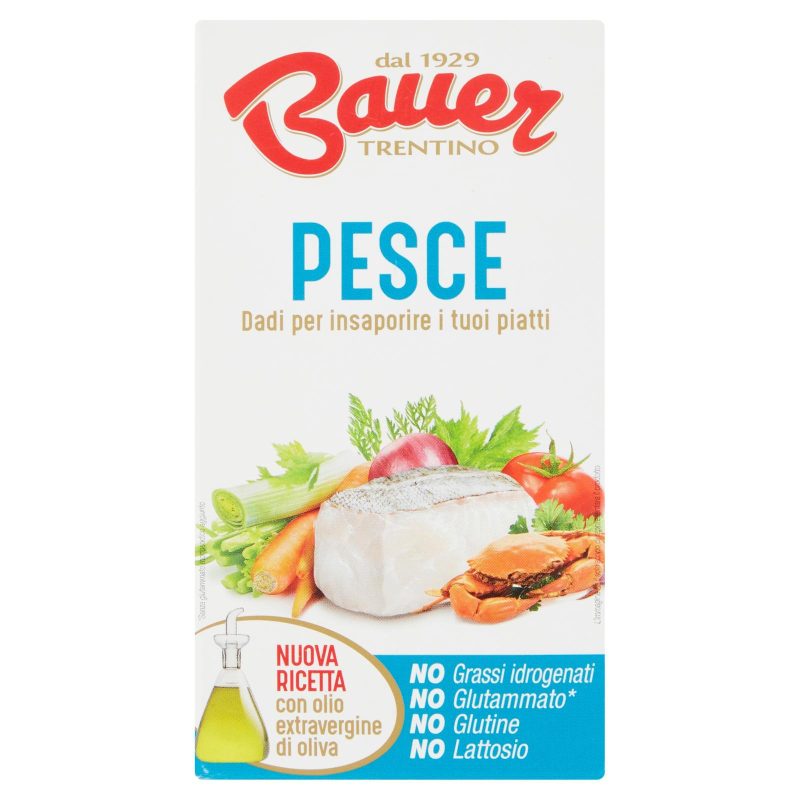 Bauer Pesce Dadi per insaporire i tuoi piatti 6 x 10 g