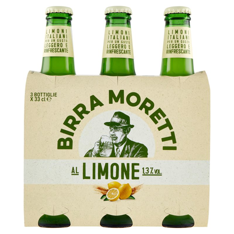 Birra Moretti al Limone 3 x 33 cl