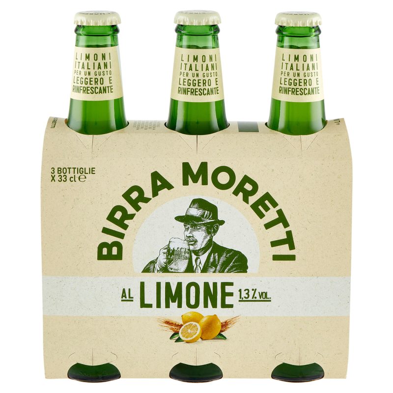 Birra Moretti al Limone 3 x 33 cl