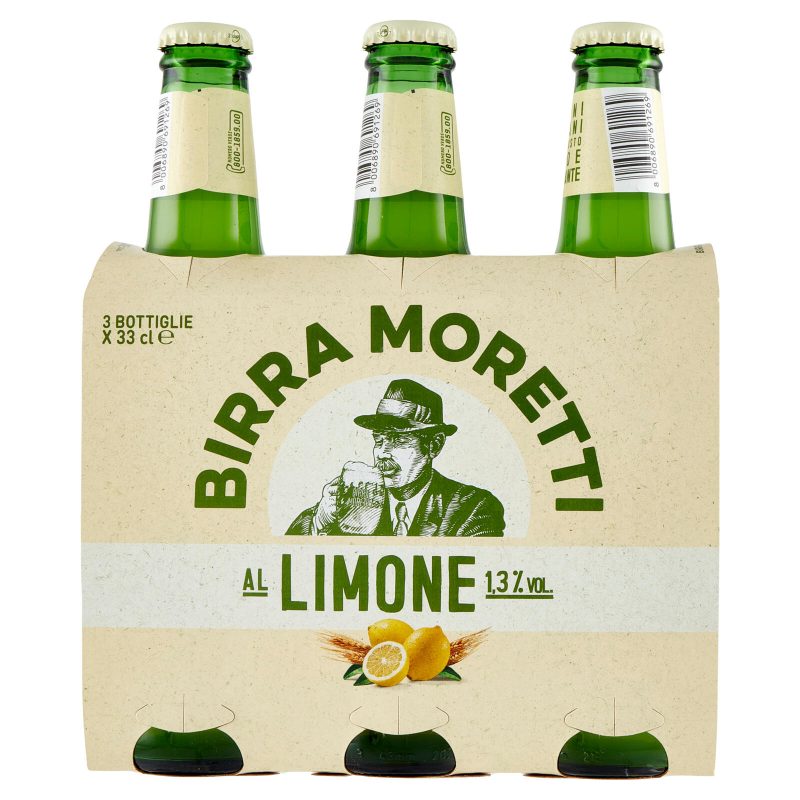 Birra Moretti al Limone 3 x 33 cl