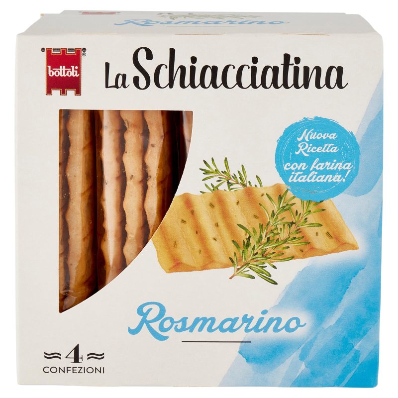 la Schiacciatina Rosmarino bottoli
x4 - 150 g