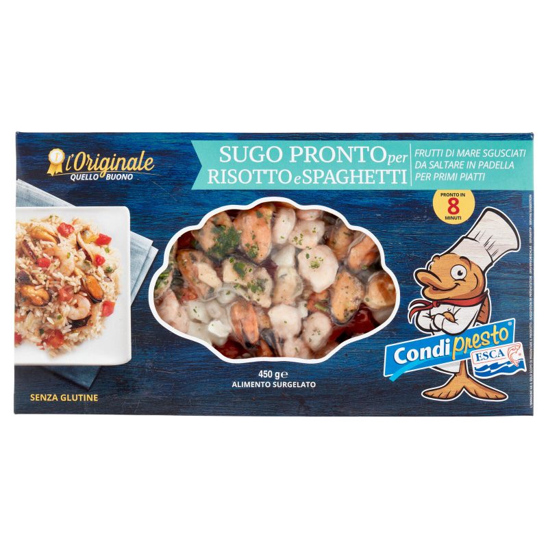 Esca Condipresto Sugo Pronto per Risotto e Spaghetti 450 g