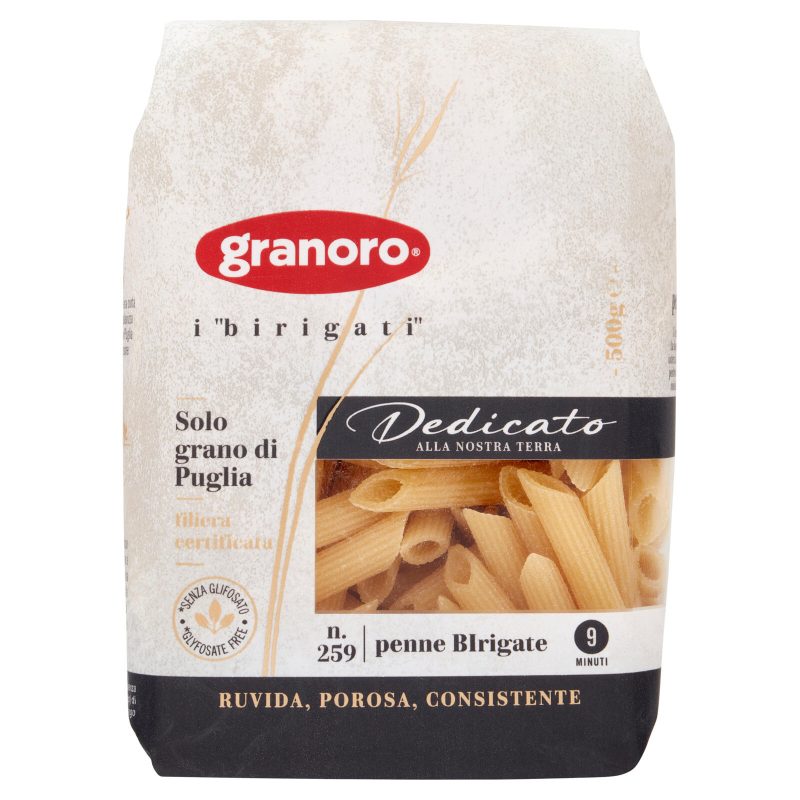 granoro Dedicato n. 259 penne Birigate 500 g