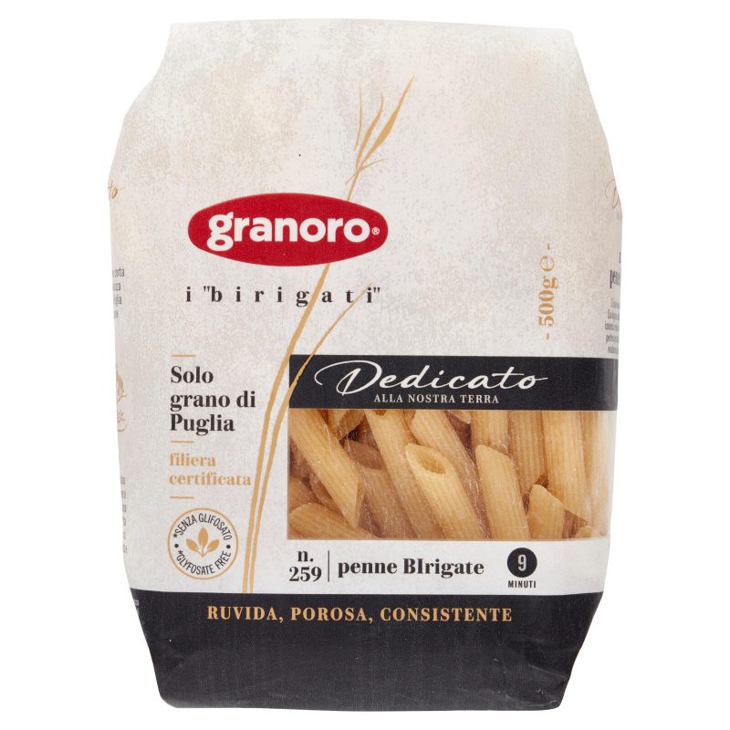 granoro Dedicato n. 259 penne Birigate 500 g