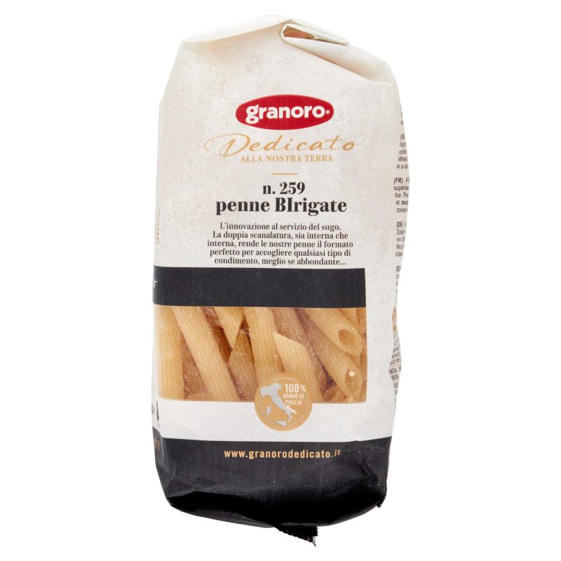 granoro Dedicato n. 259 penne Birigate 500 g