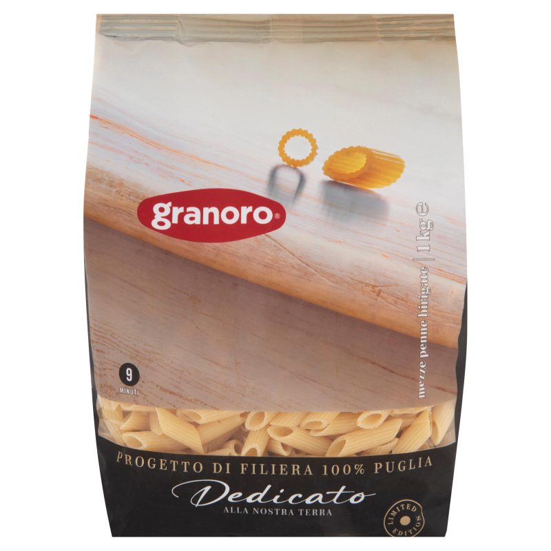 Mezze penne birigate n. 266  granoro Dedicato
1 kg