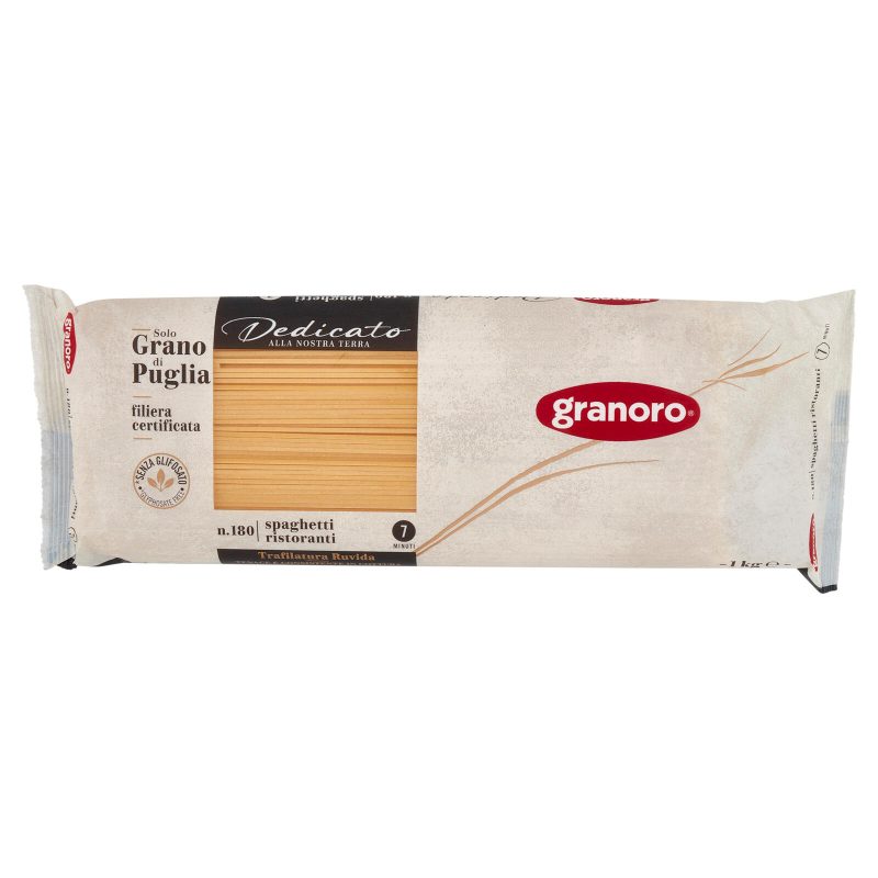 Spaghetti ristoranti granoro Dedicato n.180 
1 kg