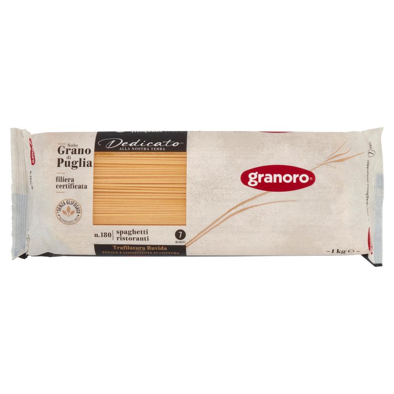 Spaghetti ristoranti granoro Dedicato n.180 
1 kg