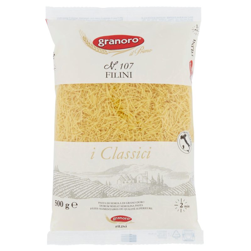 PASTA GRANORO
filini 107
500 g