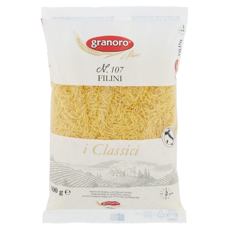 PASTA GRANORO
filini 107
500 g