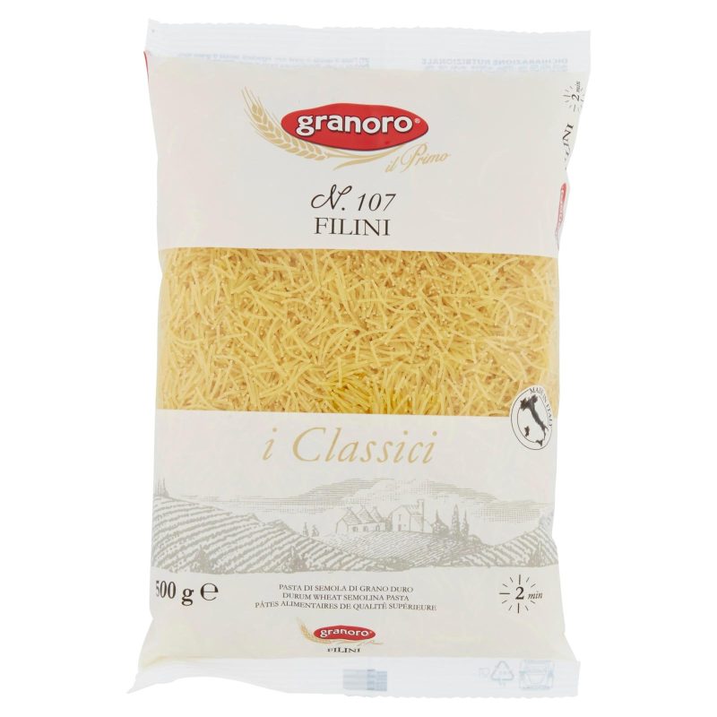 PASTA GRANORO
filini 107
500 g