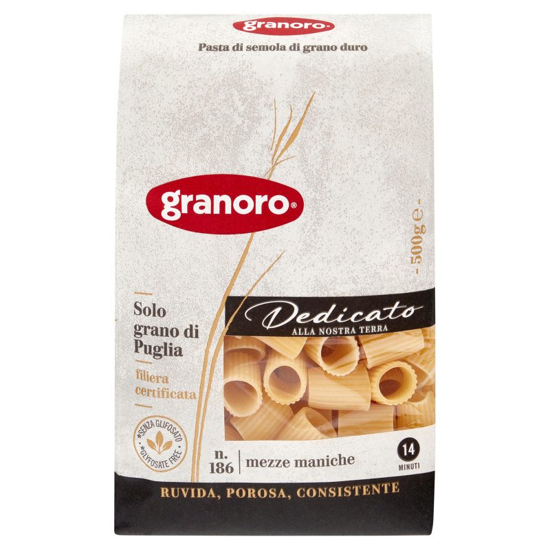 granoro Dedicato n. 186 mezze maniche 500 g