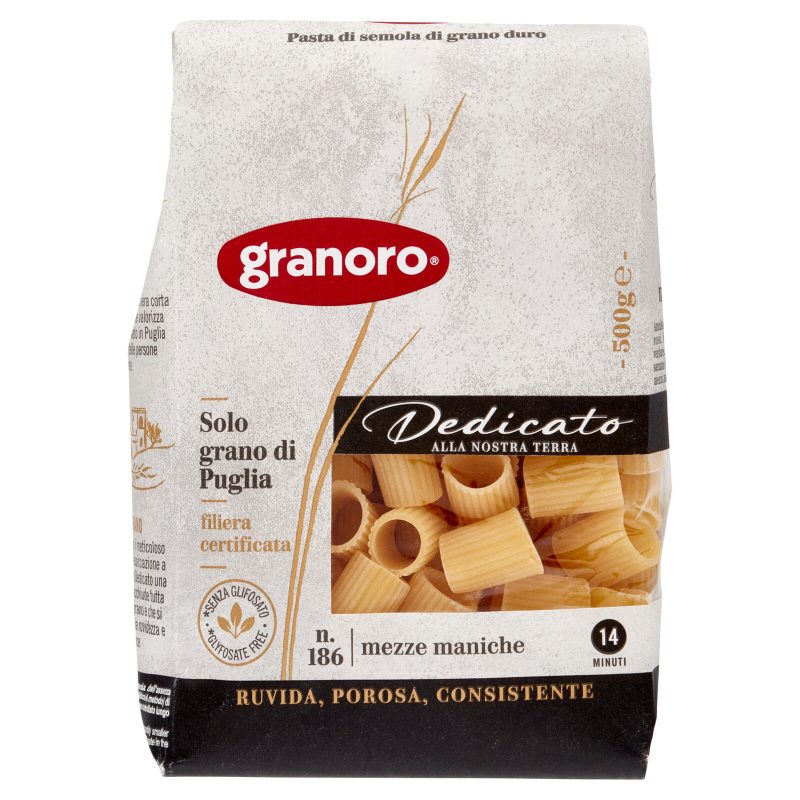 granoro Dedicato n. 186 mezze maniche 500 g