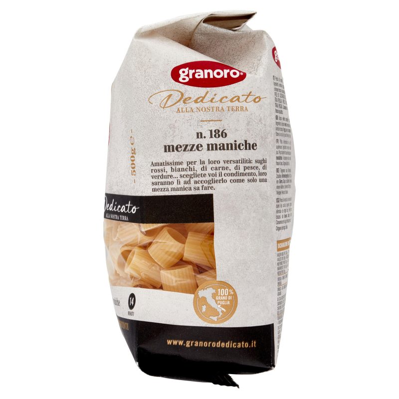 granoro Dedicato n. 186 mezze maniche 500 g